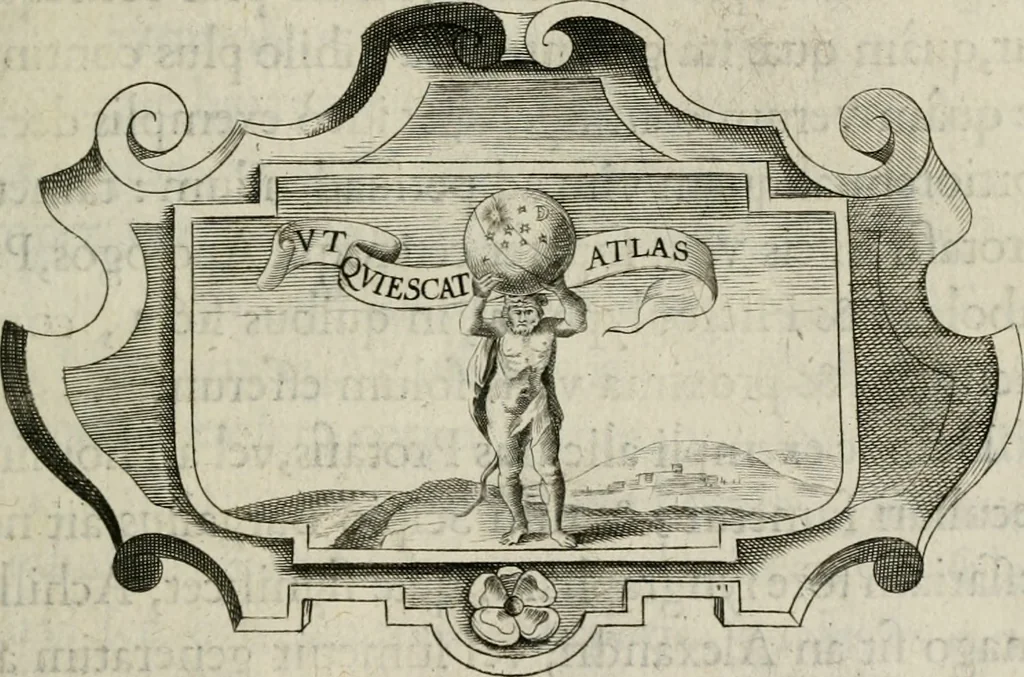 An illustration from Siluestri á Petrasancta Symbola heroica, 1682, leaf 330