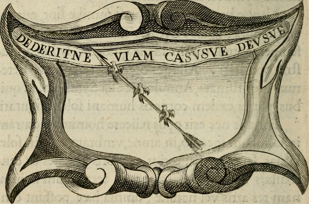 An illustration from Siluestri á Petrasancta Symbola heroica, 1682, leaf 333