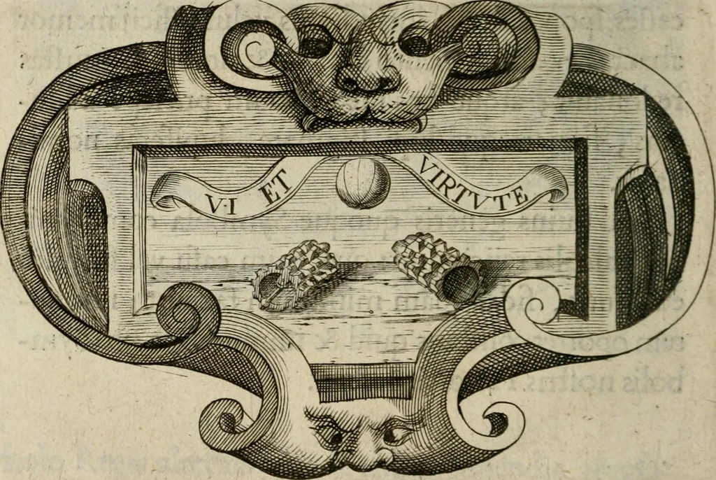 An illustration from Siluestri á Petrasancta Symbola heroica, 1682, leaf 337