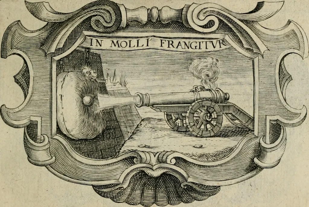 An illustration from Siluestri á Petrasancta Symbola heroica, 1682, leaf 346