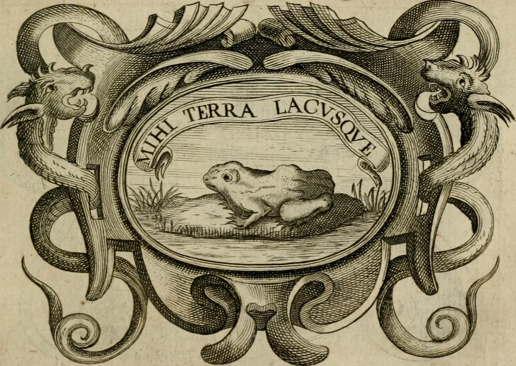 An illustration from Siluestri á Petrasancta Symbola heroica, 1682, leaf 350