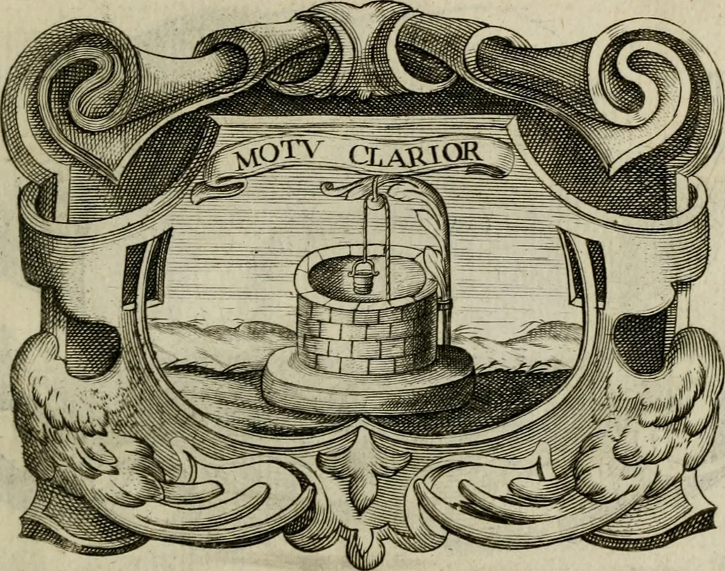 An illustration from Siluestri á Petrasancta Symbola heroica, 1682, leaf 358