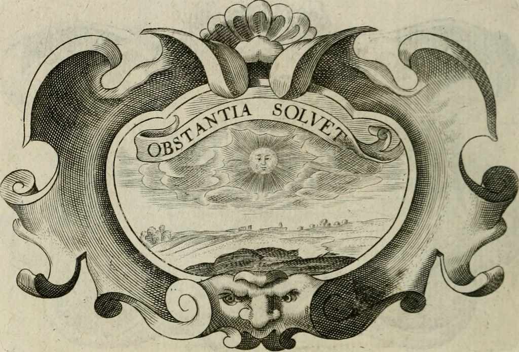 An illustration from Siluestri á Petrasancta Symbola heroica, 1682, leaf 363