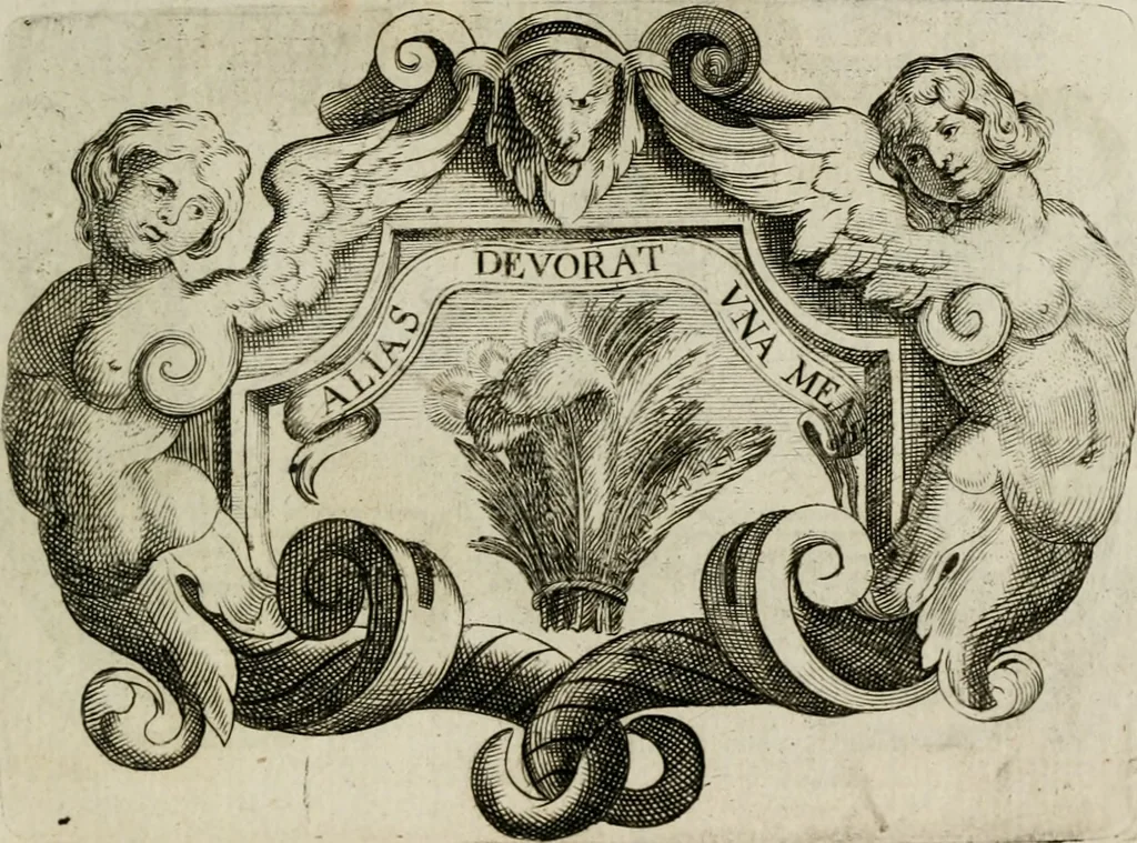 An illustration from Siluestri á Petrasancta Symbola heroica, 1682, leaf 364