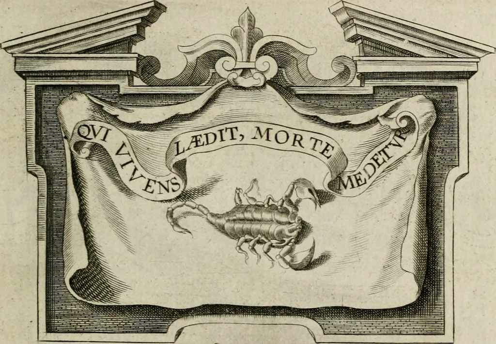 An illustration from Siluestri á Petrasancta Symbola heroica, 1682, leaf 366
