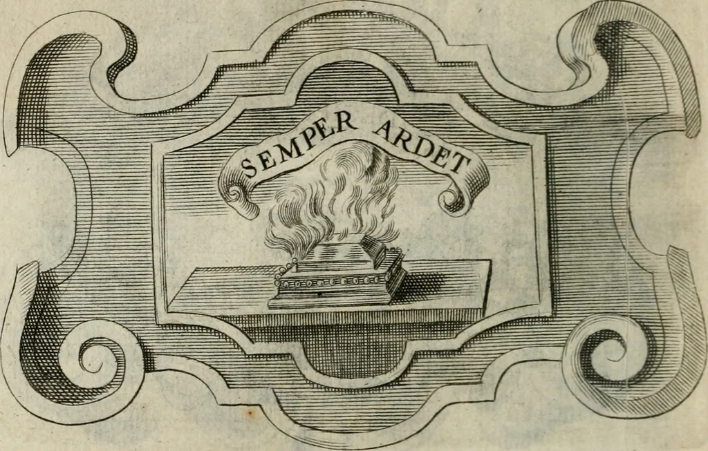 An illustration from Siluestri á Petrasancta Symbola heroica, 1682, leaf 373