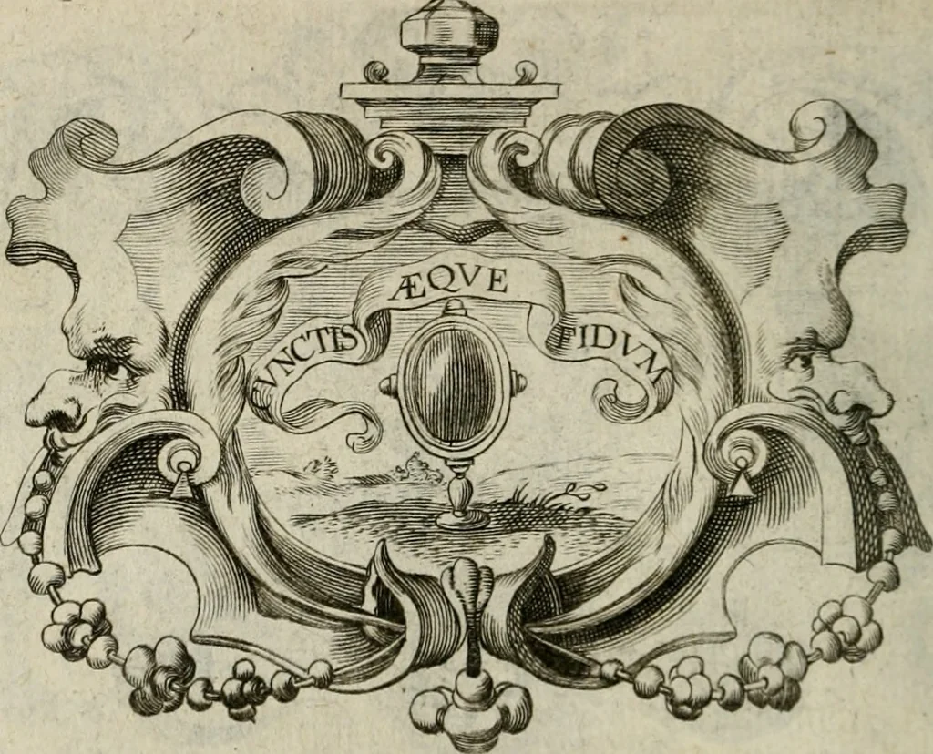 An illustration from Siluestri á Petrasancta Symbola heroica, 1682, leaf 375