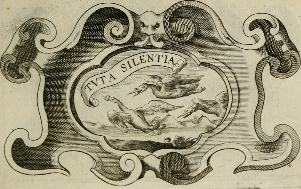 An illustration from Siluestri á Petrasancta Symbola heroica, 1682, leaf 376