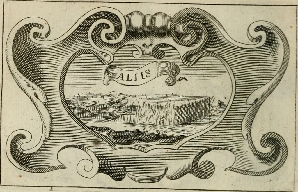An illustration from Siluestri á Petrasancta Symbola heroica, 1682, leaf 377