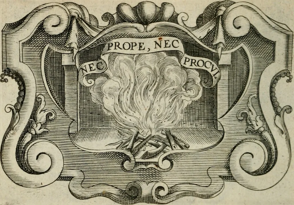An illustration from Siluestri á Petrasancta Symbola heroica, 1682, leaf 381