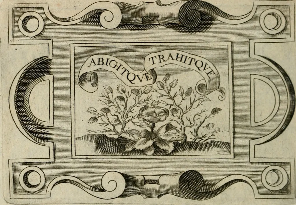 An illustration from Siluestri á Petrasancta Symbola heroica, 1682, leaf 383