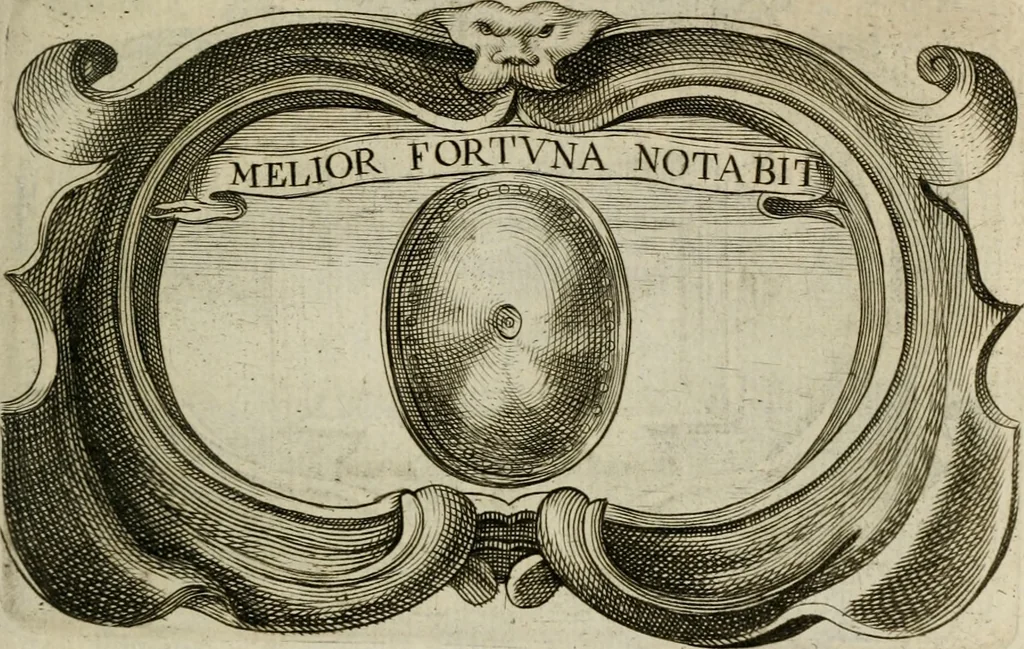 An illustration from Siluestri á Petrasancta Symbola heroica, 1682, leaf 398