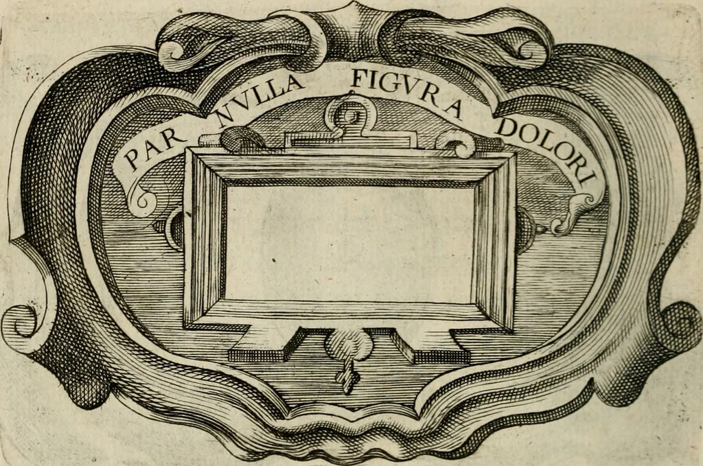 An illustration from Siluestri á Petrasancta Symbola heroica, 1682, leaf 399