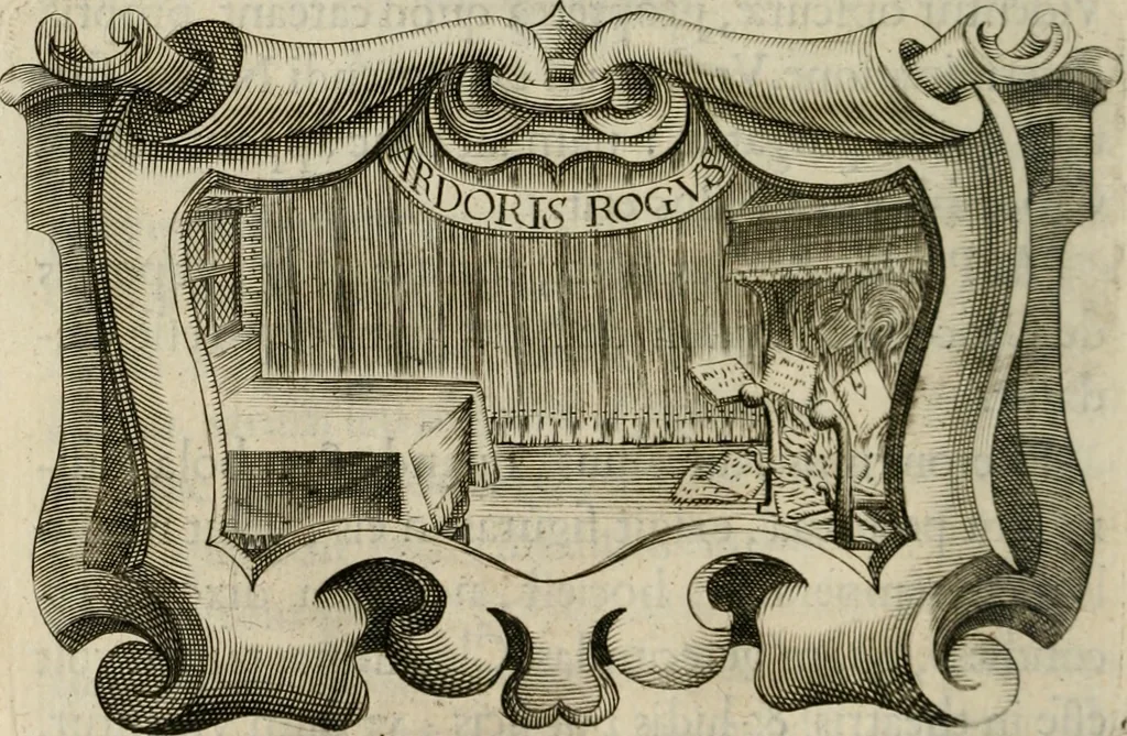 An illustration from Siluestri á Petrasancta Symbola heroica, 1682, leaf 407