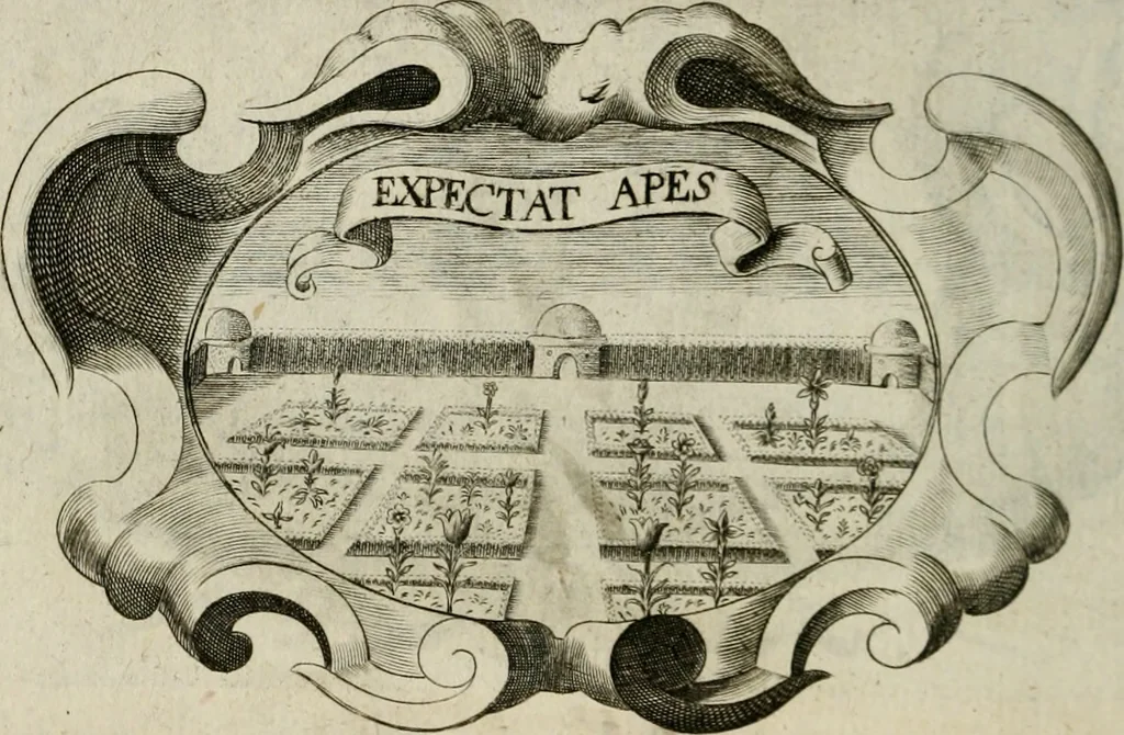An illustration from Siluestri á Petrasancta Symbola heroica, 1682, leaf 419