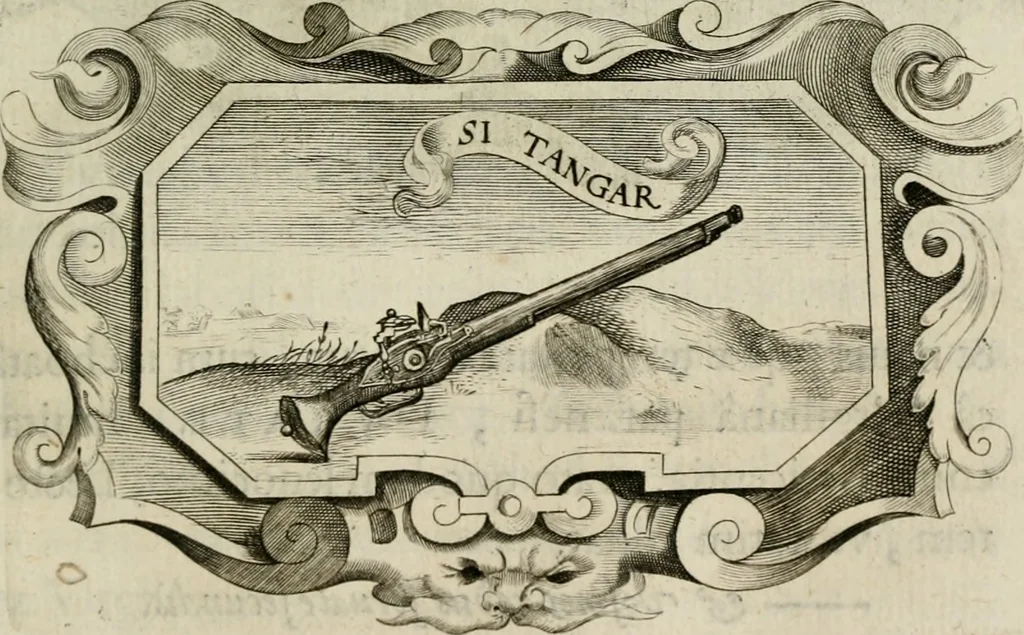 An illustration from Siluestri á Petrasancta Symbola heroica, 1682, leaf 430