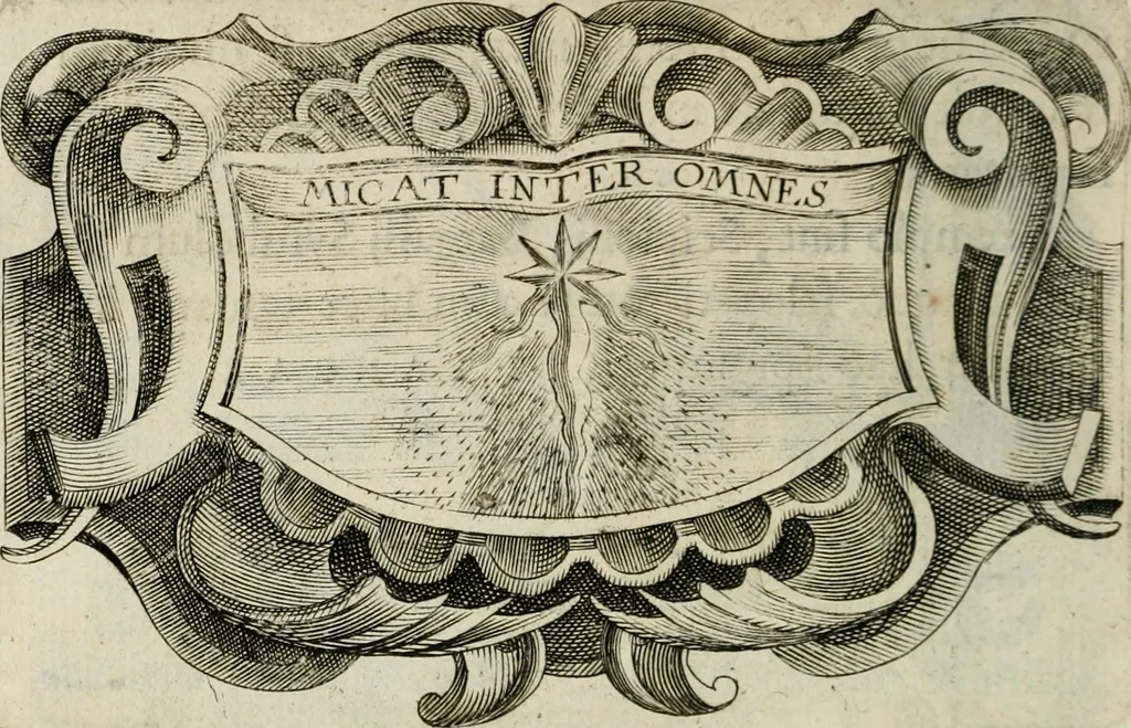 An illustration from Siluestri á Petrasancta Symbola heroica, 1682, leaf 431