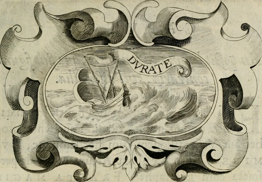 An illustration from Siluestri á Petrasancta Symbola heroica, 1682, leaf 432