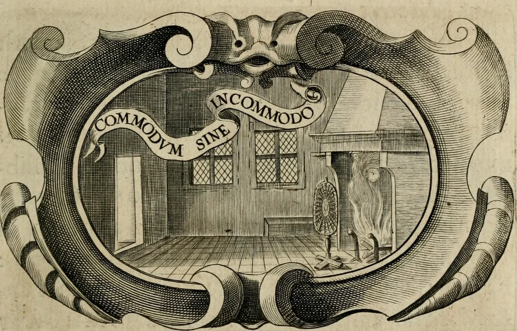 An illustration from Siluestri á Petrasancta Symbola heroica, 1682, leaf 454