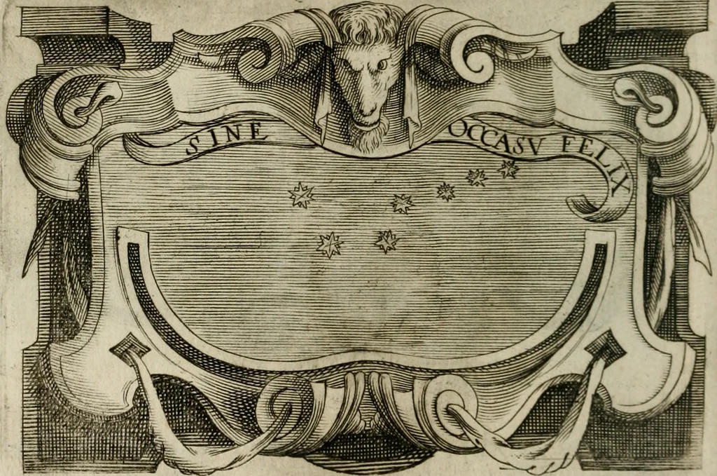 An illustration from Siluestri á Petrasancta Symbola heroica, 1682, leaf 461