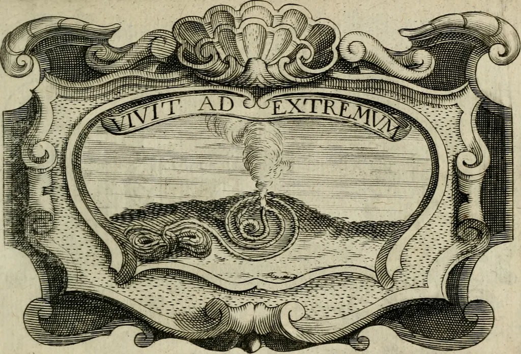 An illustration from Siluestri á Petrasancta Symbola heroica, 1682, leaf 472