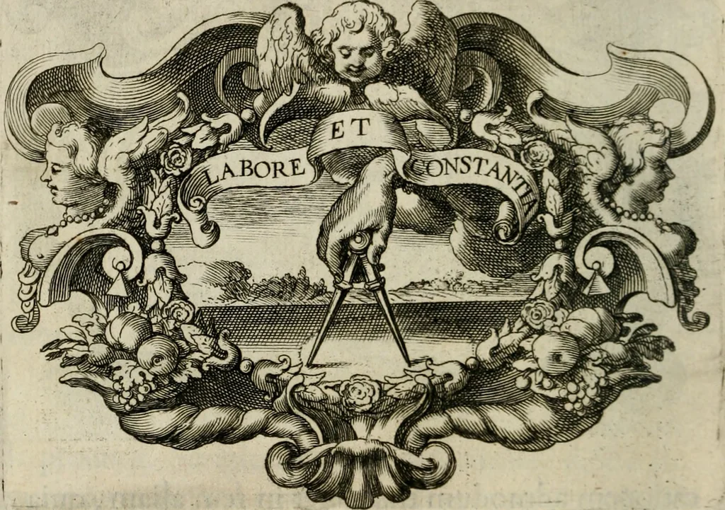 An illustration from Siluestri á Petrasancta Symbola heroica, 1682, leaf 473