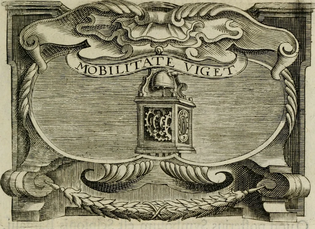 An illustration from Siluestri á Petrasancta Symbola heroica, 1682, leaf 476