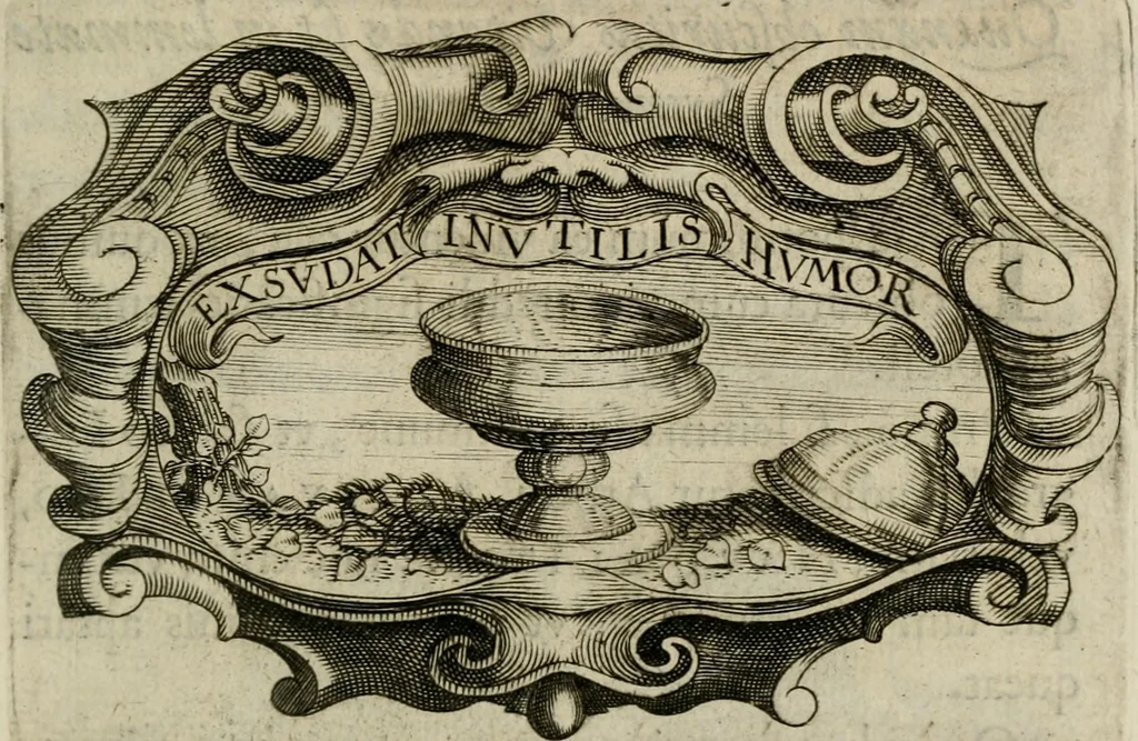 An illustration from Siluestri á Petrasancta Symbola heroica, 1682, leaf 478