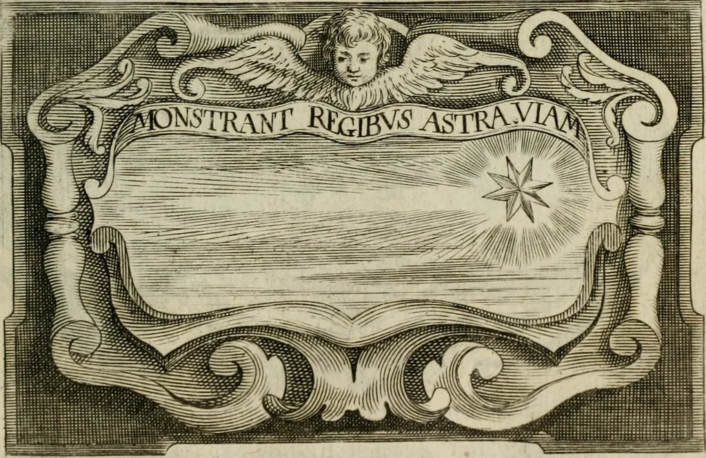 An illustration from Siluestri á Petrasancta Symbola heroica, 1682, leaf 486