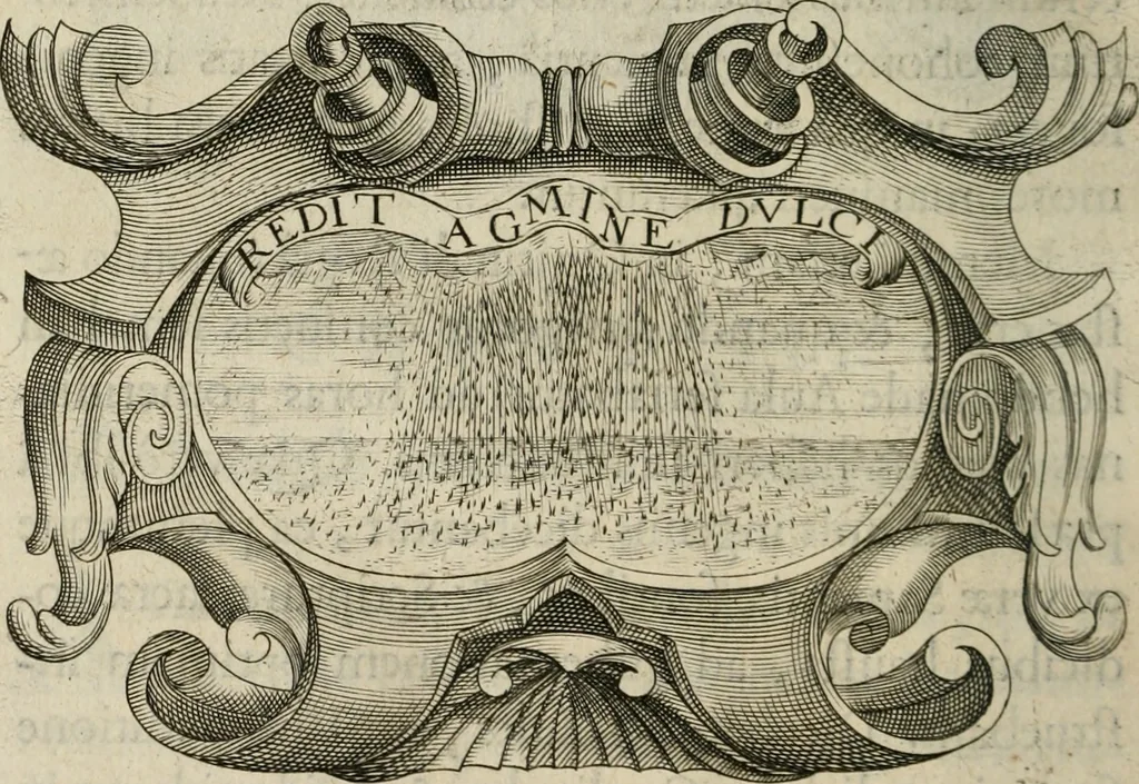 An illustration from Siluestri á Petrasancta Symbola heroica, 1682, leaf 505