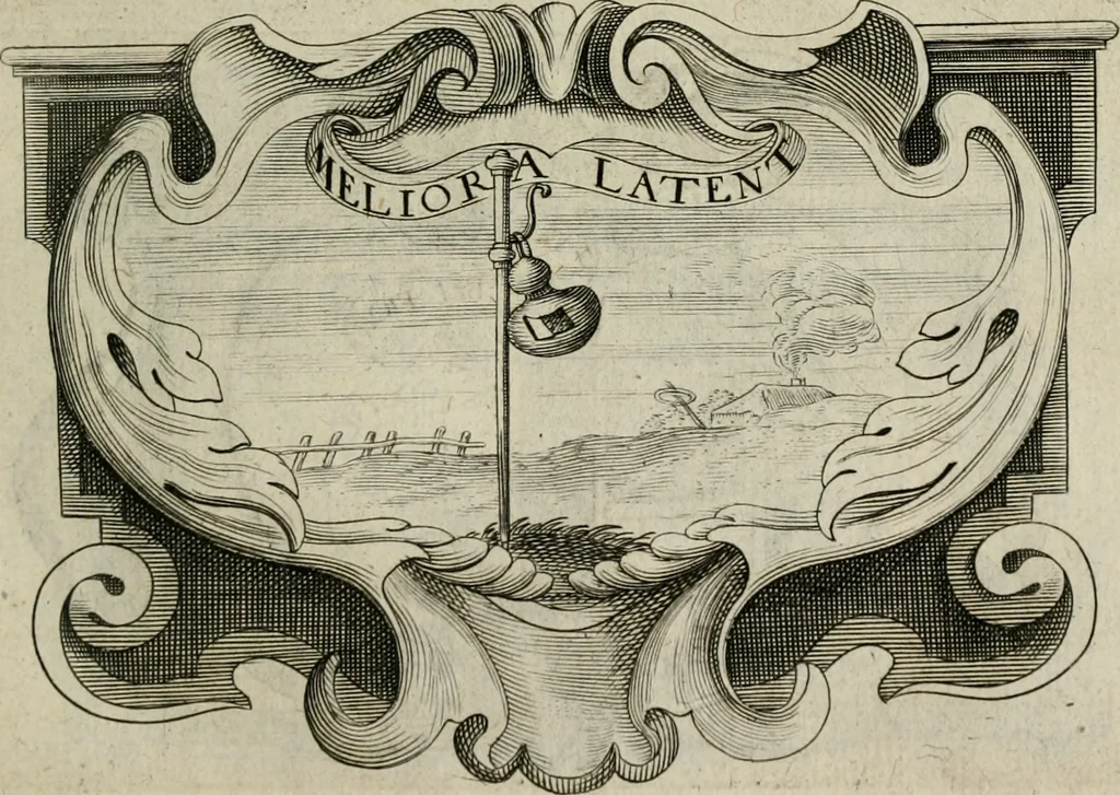 An illustration from Siluestri á Petrasancta Symbola heroica, 1682, leaf 506
