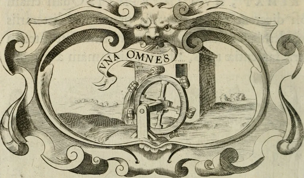 An illustration from Siluestri á Petrasancta Symbola heroica, 1682, leaf 511