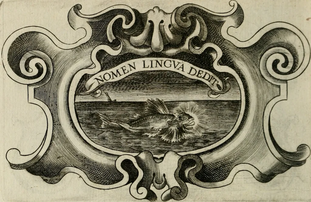 An illustration from Siluestri á Petrasancta Symbola heroica, 1682, leaf 519