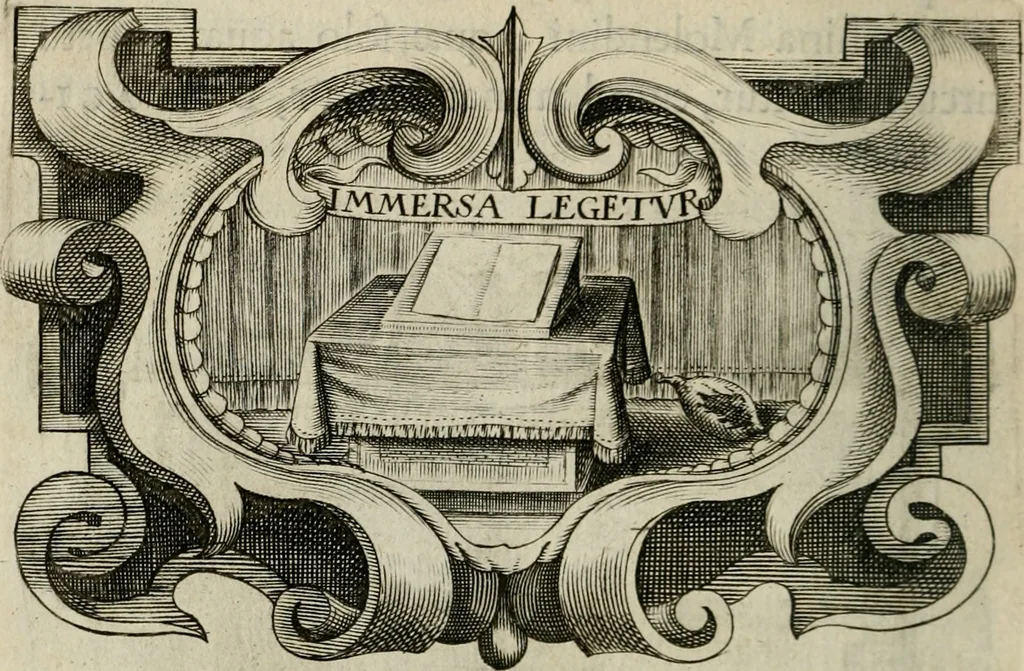 An illustration from Siluestri á Petrasancta Symbola heroica, 1682, leaf 523