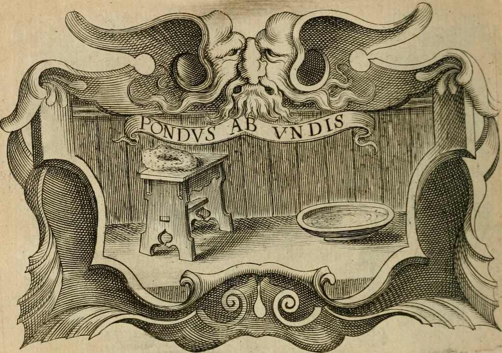 An illustration from Siluestri á Petrasancta Symbola heroica, 1682, leaf 525
