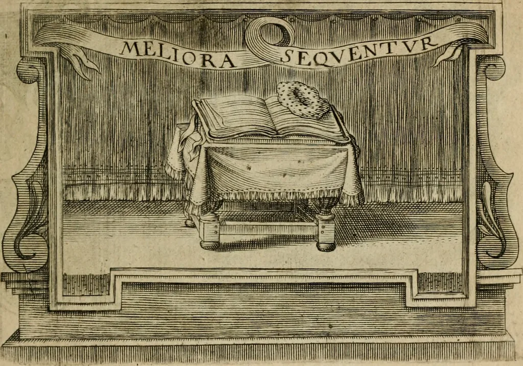 An illustration from Siluestri á Petrasancta Symbola heroica, 1682, leaf 526