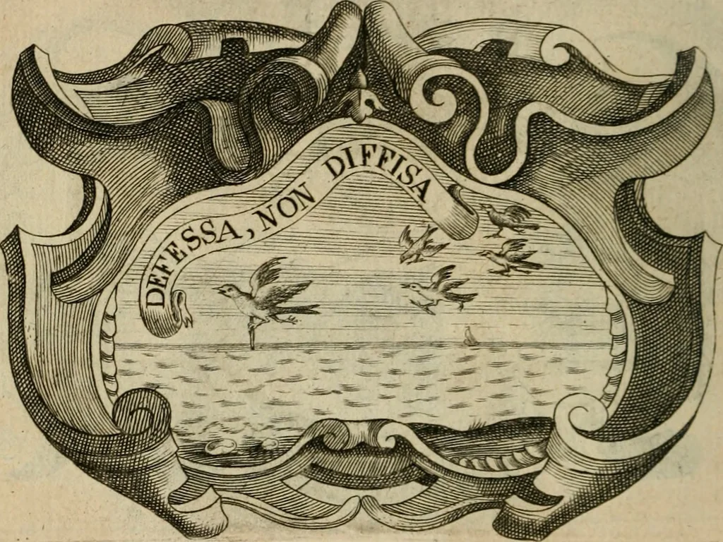 An illustration from Siluestri á Petrasancta Symbola heroica, 1682, leaf 531