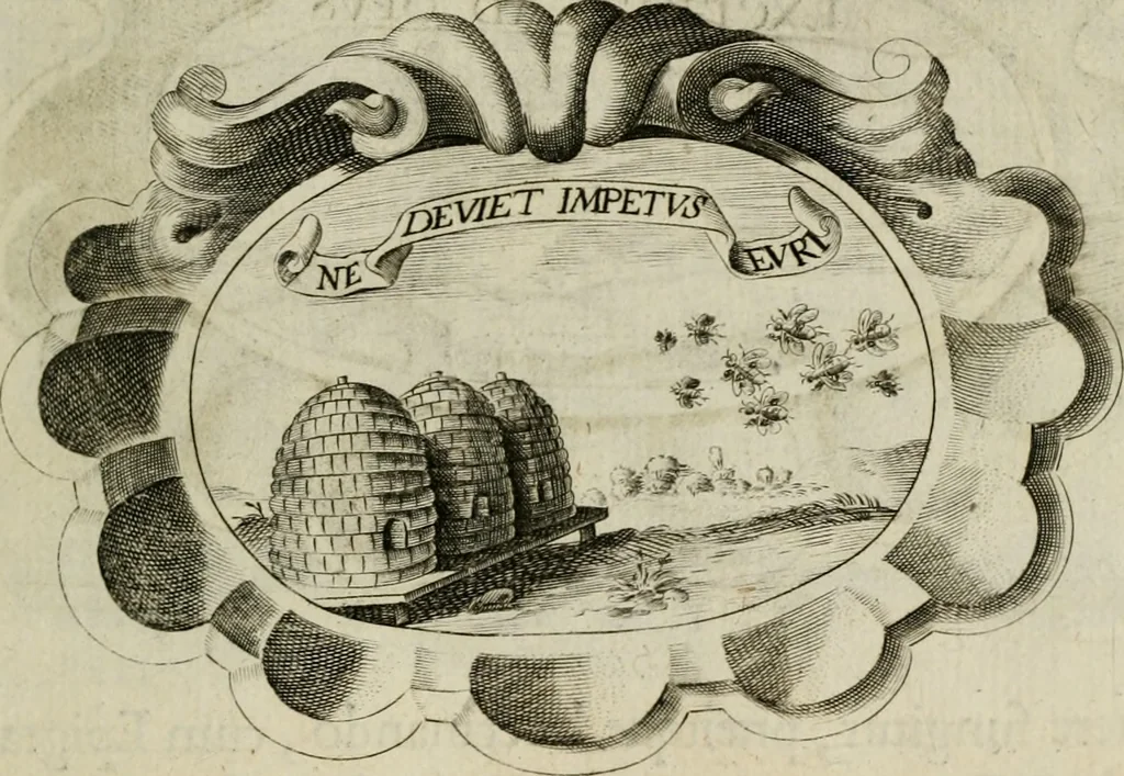 An illustration from Siluestri á Petrasancta Symbola heroica, 1682, leaf 534