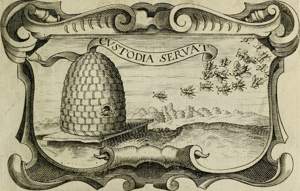 An illustration from Siluestri á Petrasancta Symbola heroica, 1682, leaf 536