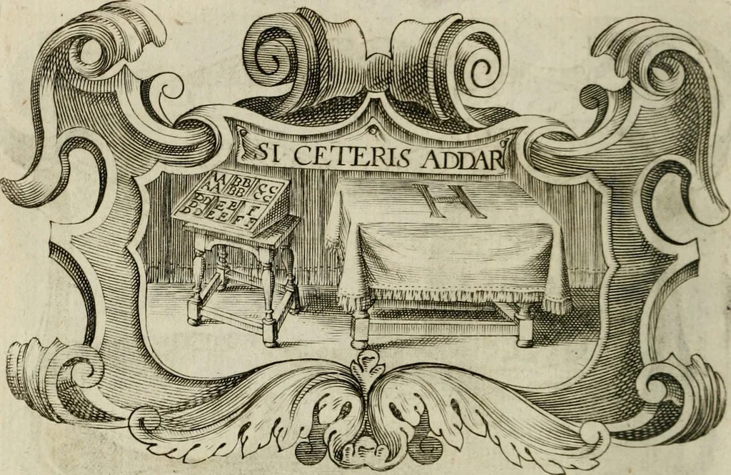 An illustration from Siluestri á Petrasancta Symbola heroica, 1682, leaf 537