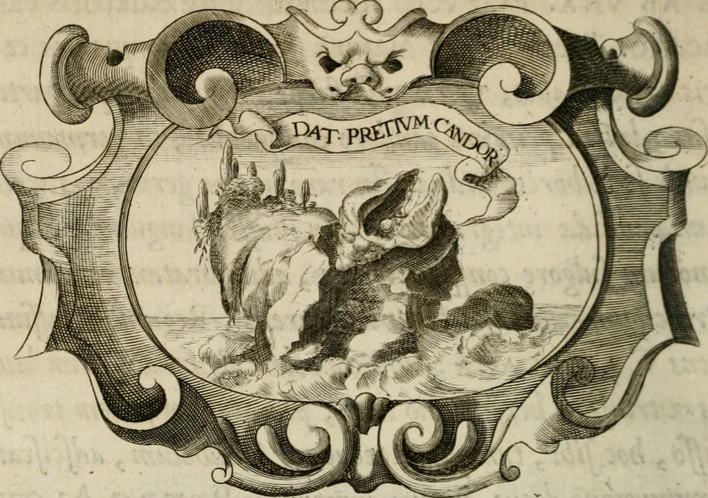 An illustration from Siluestri á Petrasancta Symbola heroica, 1682, leaf 547