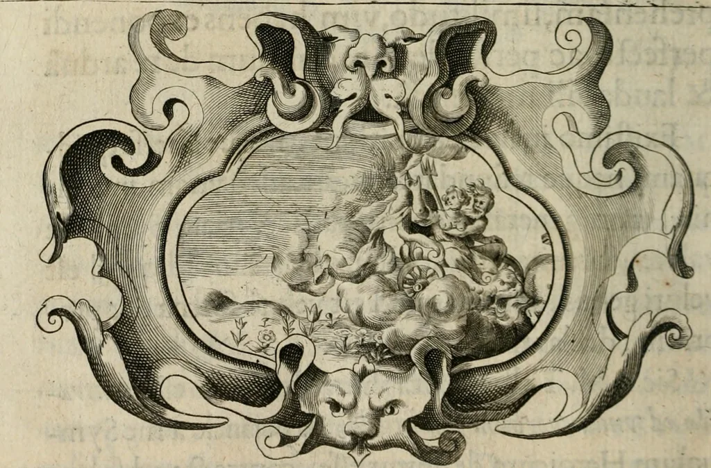 An illustration from Siluestri á Petrasancta Symbola heroica, 1682, leaf 549