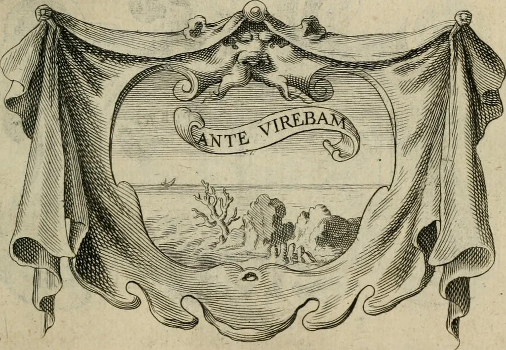 An illustration from Siluestri á Petrasancta Symbola heroica, 1682, leaf 558