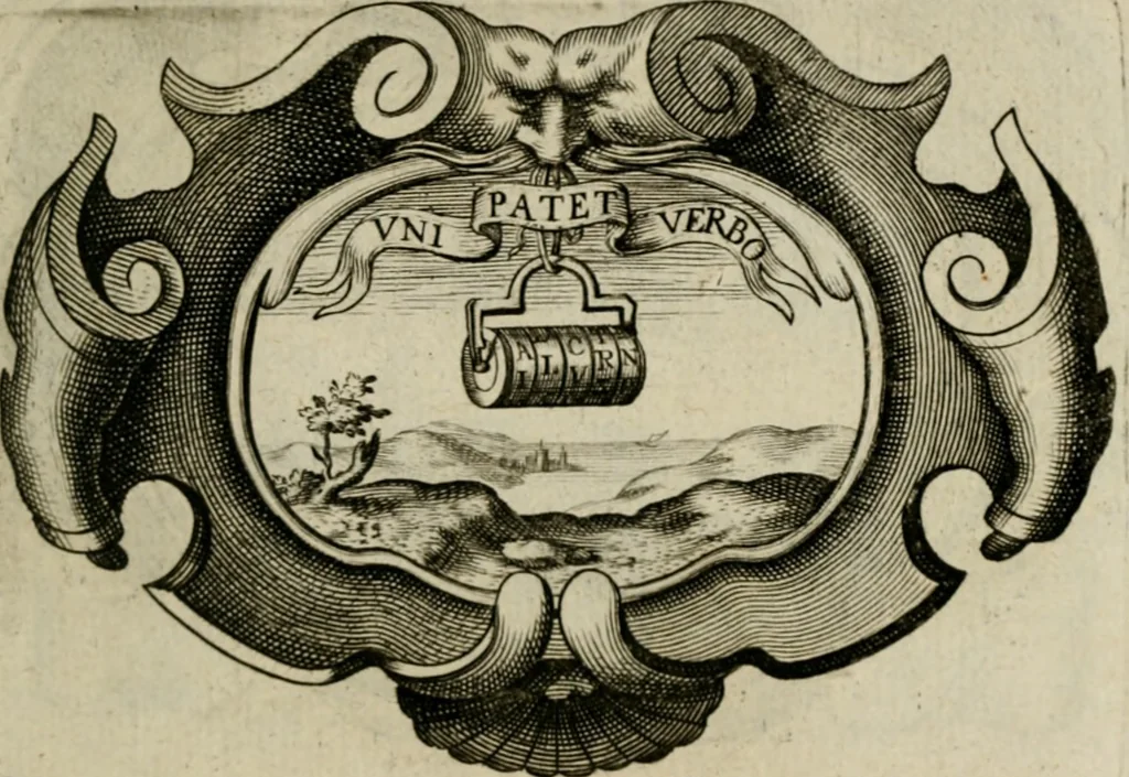 An illustration from Siluestri á Petrasancta Symbola heroica, 1682, leaf 94