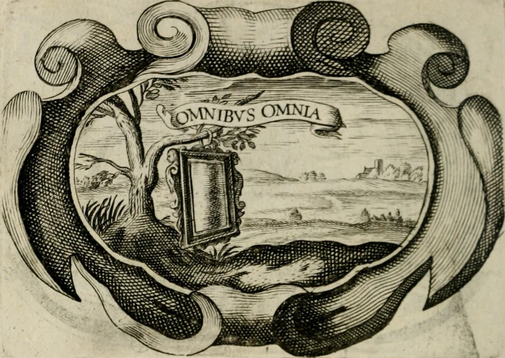 An illustration from Siluestri á Petrasancta Symbola heroica, 1682, leaf 99