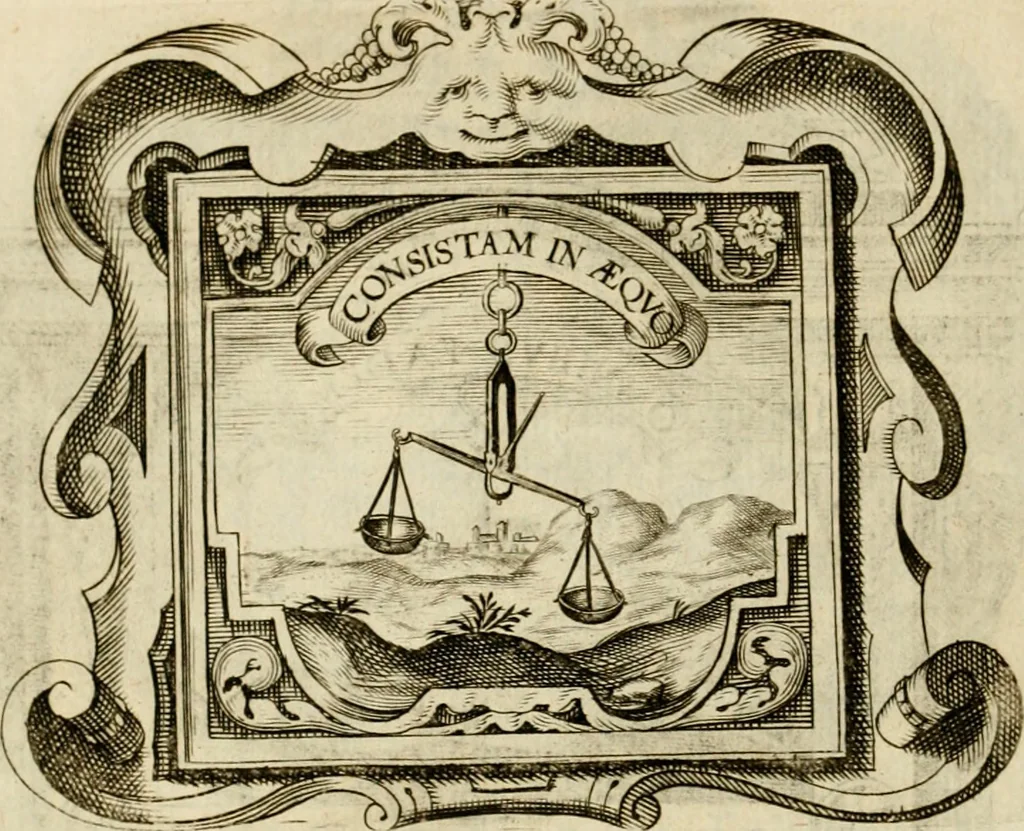 An illustration from Siluestri à Petrasancta Symbola heroica, 1682, leaf 109
