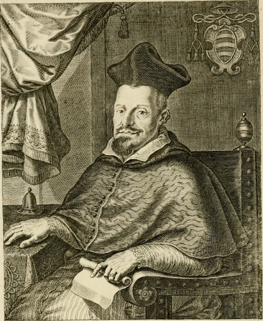 An illustration from Siluestri à Petrasancta Symbola heroica, 1682, leaf 11
