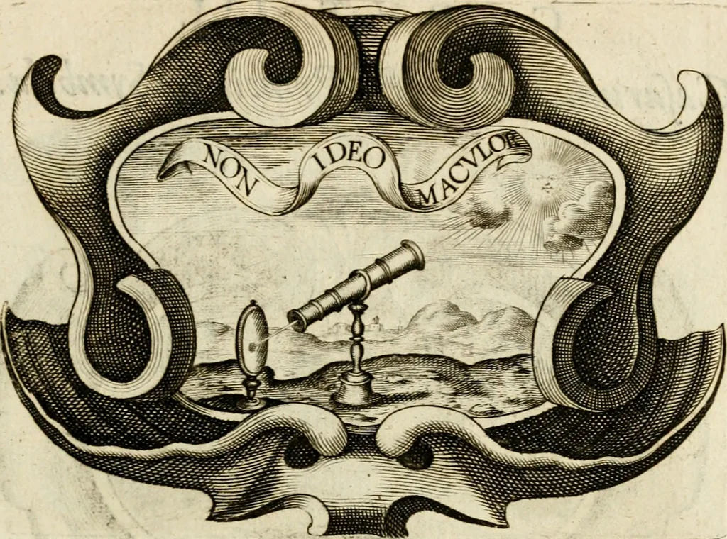An illustration from Siluestri à Petrasancta Symbola heroica, 1682, leaf 110