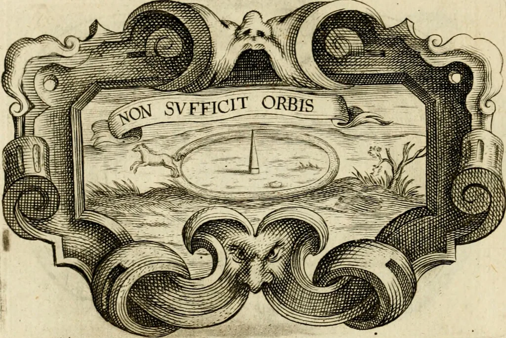An illustration from Siluestri à Petrasancta Symbola heroica, 1682, leaf 115
