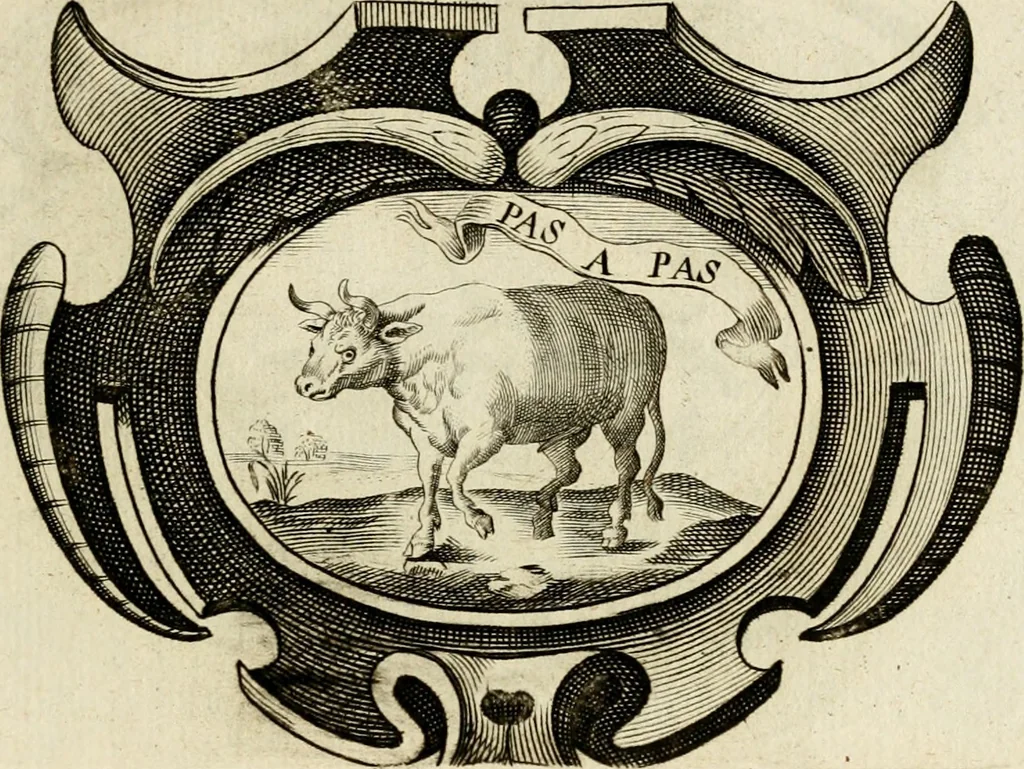An illustration from Siluestri à Petrasancta Symbola heroica, 1682, leaf 116